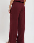 Pantalón mujer Luna burdeo Froens