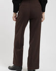 Pantalón mujer Moca café - Lana