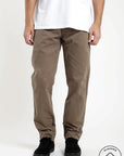 Pantalón hombre shaper taupe - Algodón orgánico - Frøens