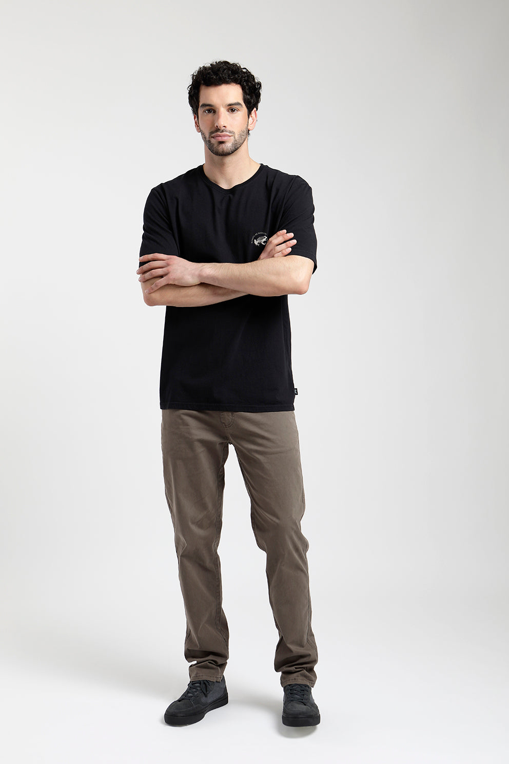Pantalón Cargo Hombre Ze Enzo - Color Gris, Talla 48W X 32L, Mezcla Poliéster-algodón, Práctica Cremallera