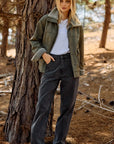 Jeans mujer Cargo negro - Frøens