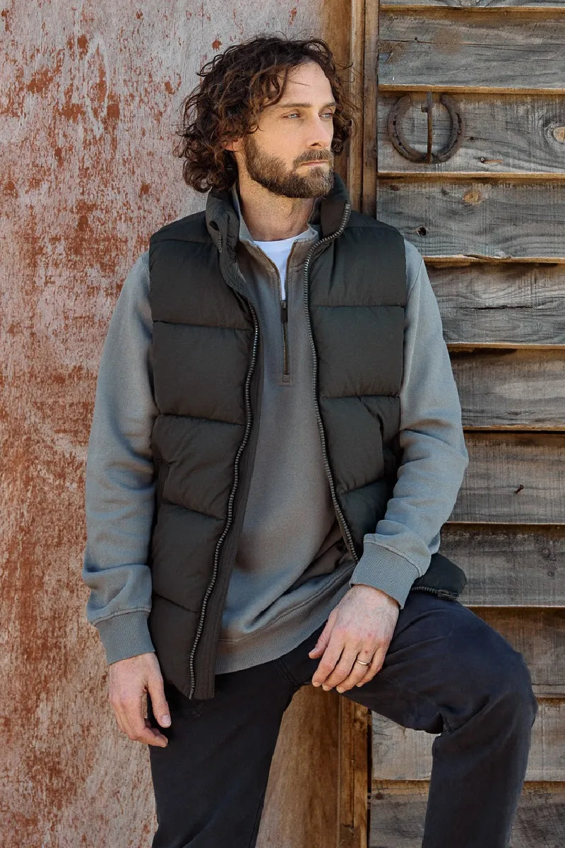 Chaqueta hombre Sin mangas negro