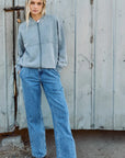 Jeans mujer Pinzas celeste - Frøens