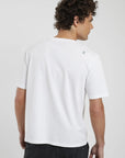 Polera manga corta hombre Plain blanco - Algodón orgánico