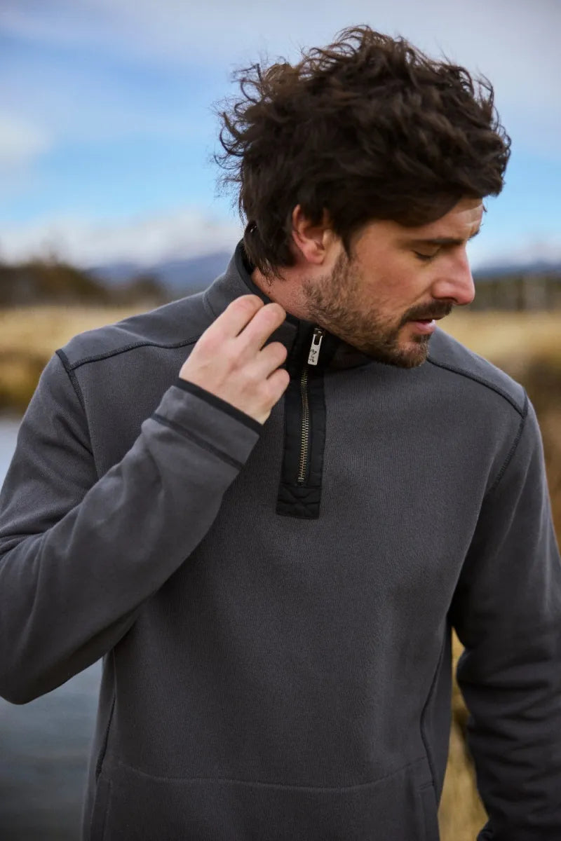 Polerón hombre Maiten grafito Algodón orgánico - Main Image