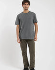 Polera manga corta hombre Bolsillo stitch grafito Froens