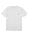 Polera manga corta hombre Carpintero blanco