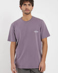 Polera manga corta hombre Globe lila Froens