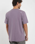 Polera manga corta hombre Globe lila Froens