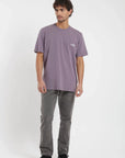 Polera manga corta hombre Globe lila Froens