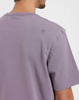 Polera manga corta hombre Heavyweight lila Froens