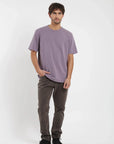 Polera manga corta hombre Heavyweight lila Froens