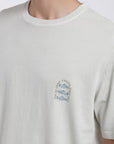 Polera manga corta hombre Pez beige