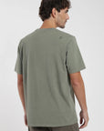 Polera manga corta hombre Bolsillo verde