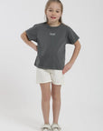 Polera Libelula Kids grafito Froens
