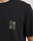 Polera manga corta hombre South negro
