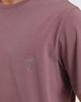 Polera manga corta hombre Manzana burdeo Froens
