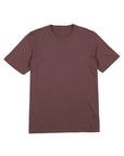 Polera manga corta hombre Manzana burdeo