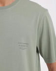 Polera manga corta hombre Ovalo verde claro Froens