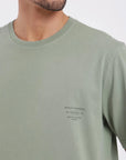 Polera manga corta hombre Ovalo verde claro Froens
