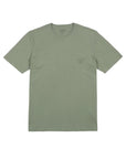 Polera manga corta hombre Ovalo verde claro