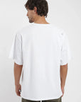 Polera manga corta hombre Oversize blanco Froens