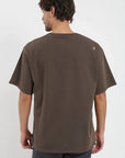 Polera manga corta hombre Oversize café Froens