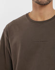 Polera manga corta hombre Oversize café Froens