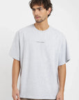 Polera manga corta hombre Oversize gris Froens
