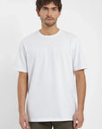 Polera manga corta hombre Plain blanco Froens