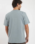Polera manga corta hombre Plain celeste Froens