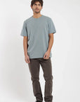 Polera manga corta hombre Plain celeste Froens