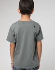 Polera manga corta kids Punta de lobos verde - Algodón orgánico - Frøens