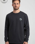 Polera manga larga hombre Bosque grafito - Algodón orgánico - Frøens
