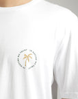 Polera manga corta hombre Nature blanco - Algodón orgánico - Frøens