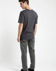 Polera manga corta hombre Bolsillo grafito - Algodón orgánico - Frøens