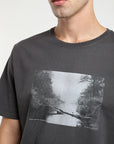 Polera manga corta hombre Rio grafito - Algodón orgánico - Frøens
