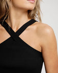 Polera mujer Halter negro - Frøens
