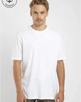Polera manga corta hombre Back text blanco - Algodón orgánico - Frøens
