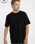 Polera manga corta hombre heavyweight Plain negro