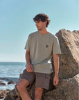 Polera manga corta hombre Tucán verde - Algodón orgánico - Frøens