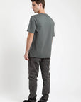 Polera manga corta hombre Traveling verde