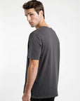Polera manga corta hombre Rio grafito - Algodón orgánico - Frøens