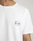 Polera manga corta hombre Bungalow blanco - Algodón orgánico - Frøens