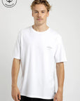 Polera manga corta hombre Front text blanco - Algodón orgánico - Frøens