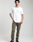 Polera manga corta hombre Nature blanco - Algodón orgánico - Frøens