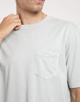 Polera manga corta hombre Bolsillo hielo