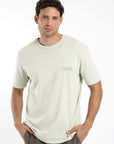 Polera manga corta hombre Bote beige - Algodón orgánico - Frøens