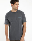 Polera manga corta hombre Bote grafito - Algodón orgánico