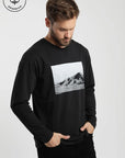 Polera manga larga hombre Foto negro - Algodón orgánico - Frøens